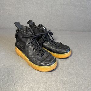 Nike SF AF1 Air Force One Mid (GS) Youth Black Shoes Size US 3.5Y AJ0424-400